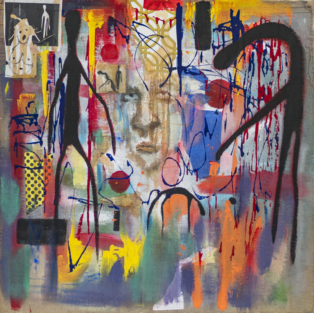 colourful piece of abstract art